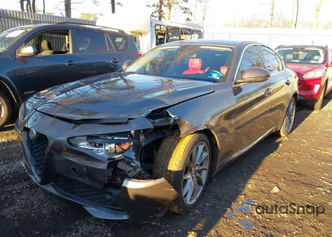 2017 Alfa Romeo Giulia Awd from USA, damaged, VIN ZARFAEDN8H7531854